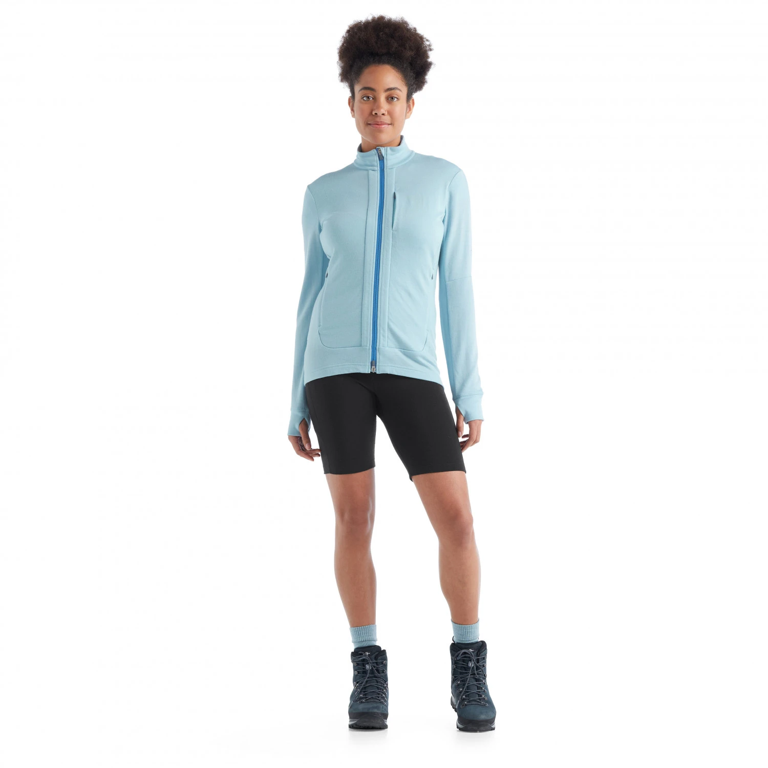 Icebreaker - Women's Quantum III L/S Zip - Veste En Laine Mérinos – Image 3