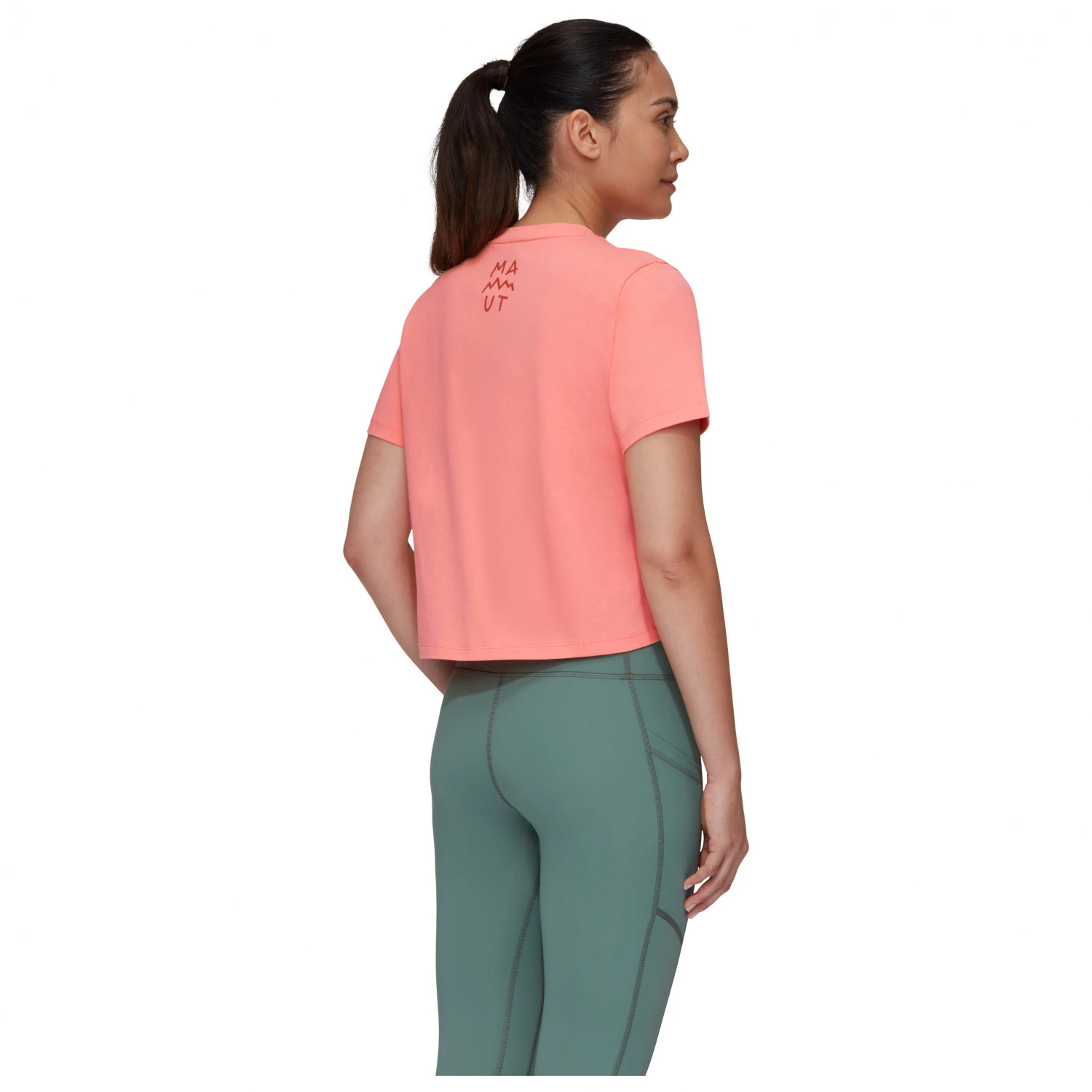 Mammut - Women's Massone T-Shirt Cropped Lettering - T-shirt – Image 3