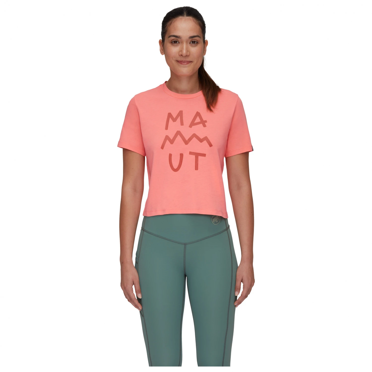 Mammut - Women's Massone T-Shirt Cropped Lettering - T-shirt – Image 4