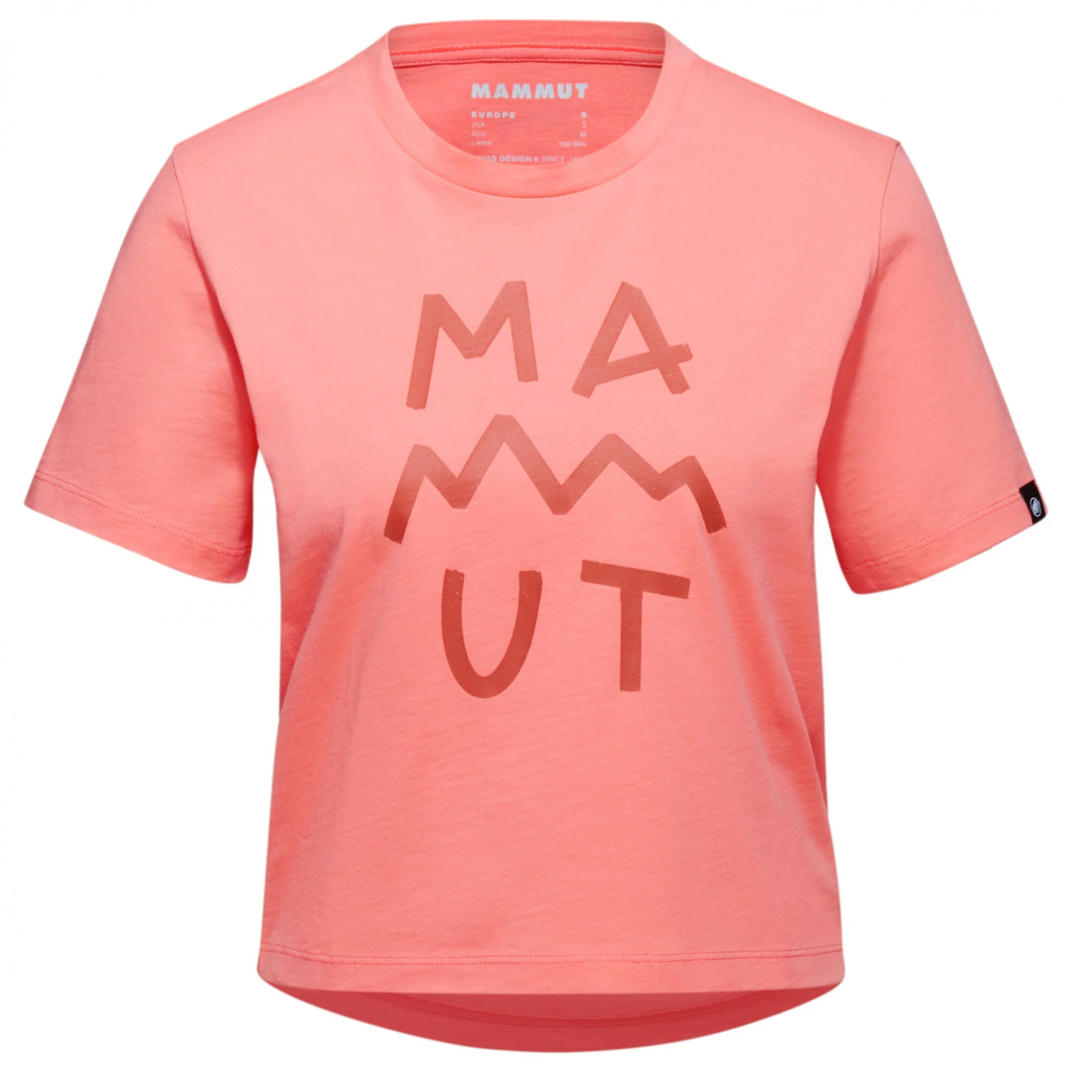 Mammut - Women's Massone T-Shirt Cropped Lettering - T-shirt