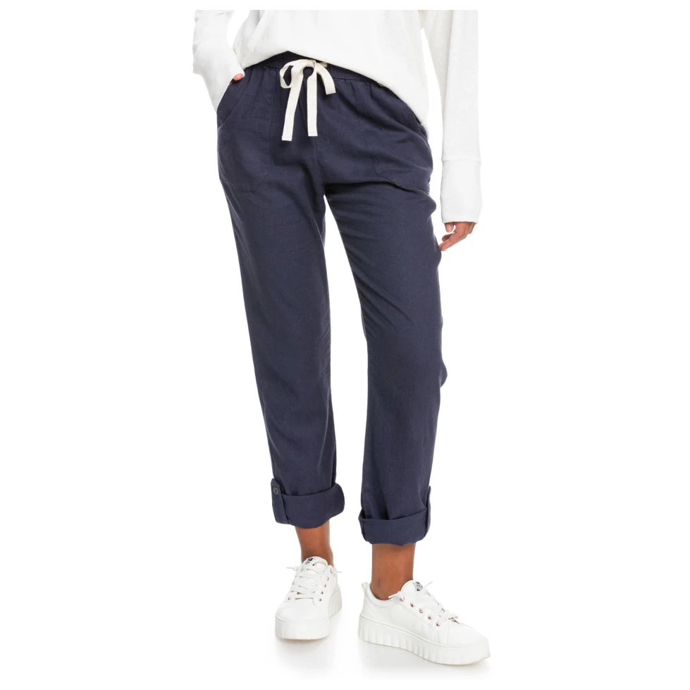Roxy - Women's On The Seashore Linen Cargo Trousers - Pantalon De Loisirs – Image 5